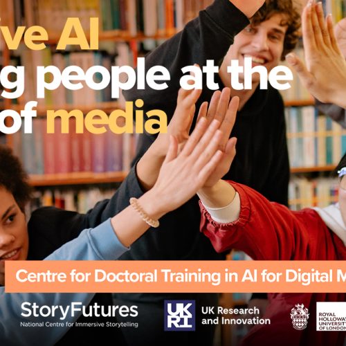 StoryFutures at Royal Holloway, University of London and University of Surrey create new UKRI Centre for Doctoral Training in AI for Digital Media Inclusion